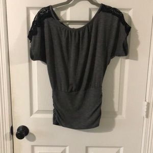 Gray blouse